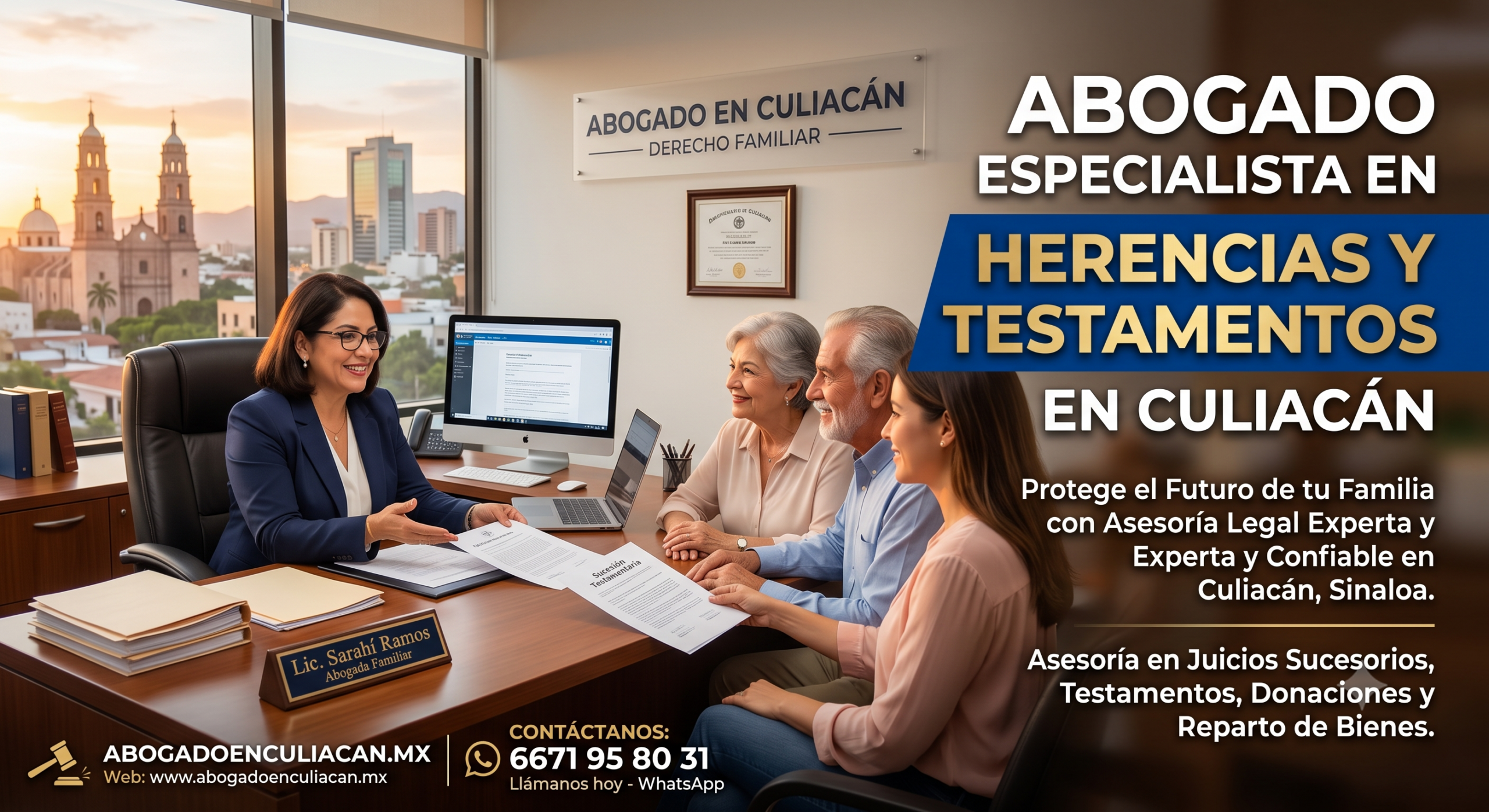 Abogado especialista en herencias y testamentos en Culiacán