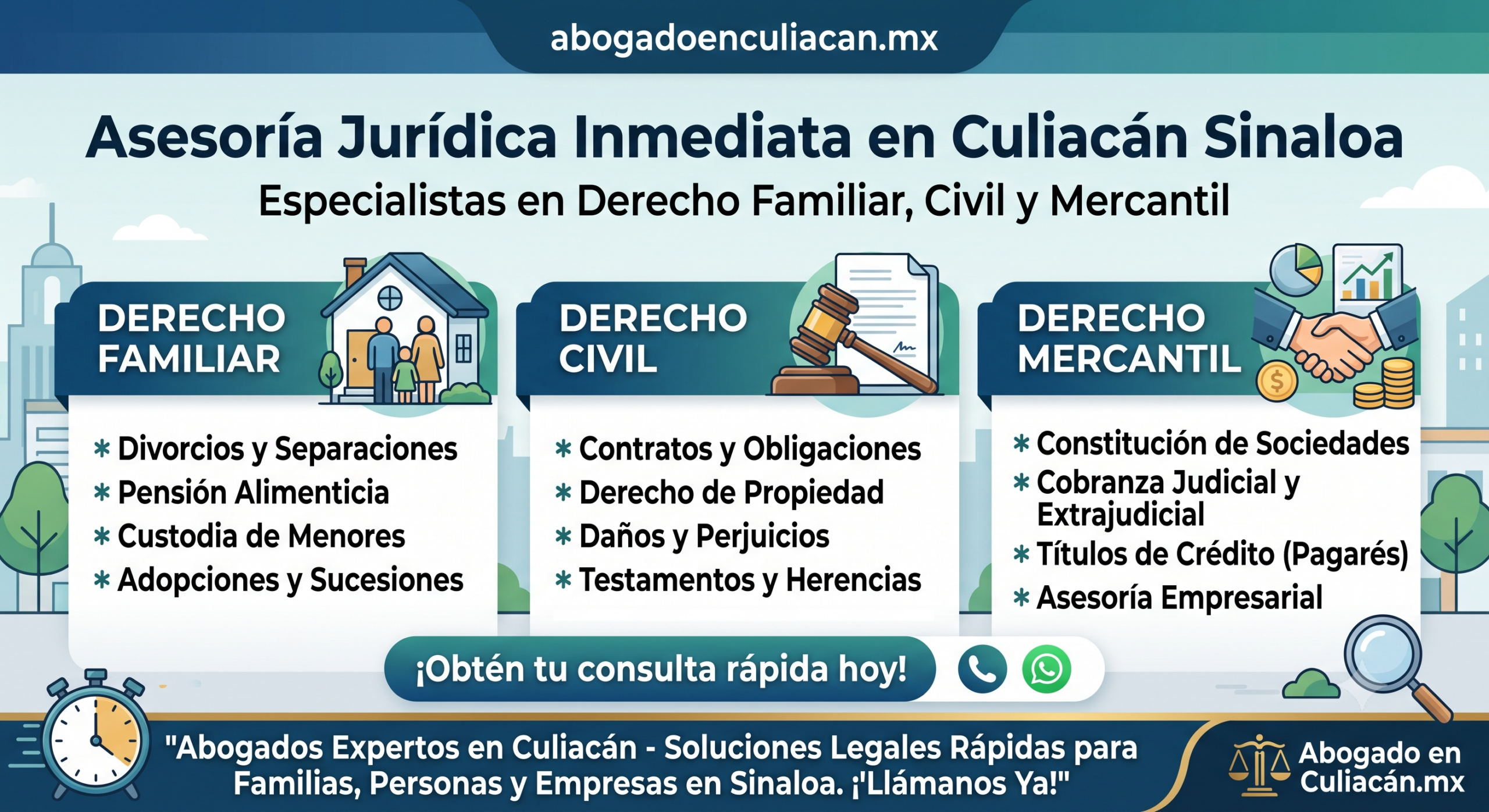 Asesoría jurídica inmediata en Culiacán